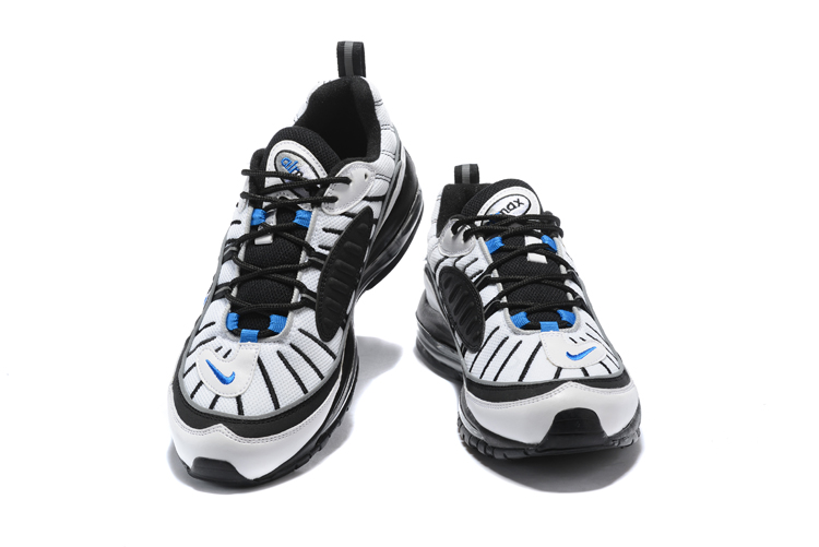 Supreme x NikeLab Air Max 98 White Black Blue Shoes